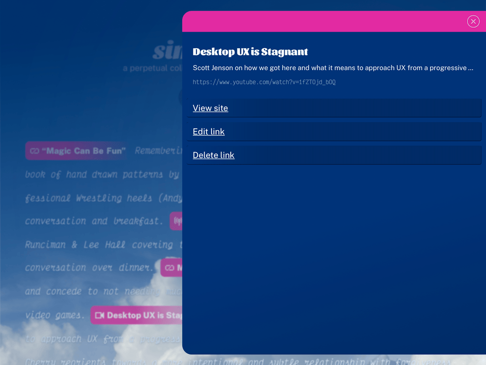 A screenshot of the post admin interface